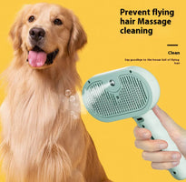 Pet Steam Brush – 2-in-1 Grooming & Hair Removal Tool