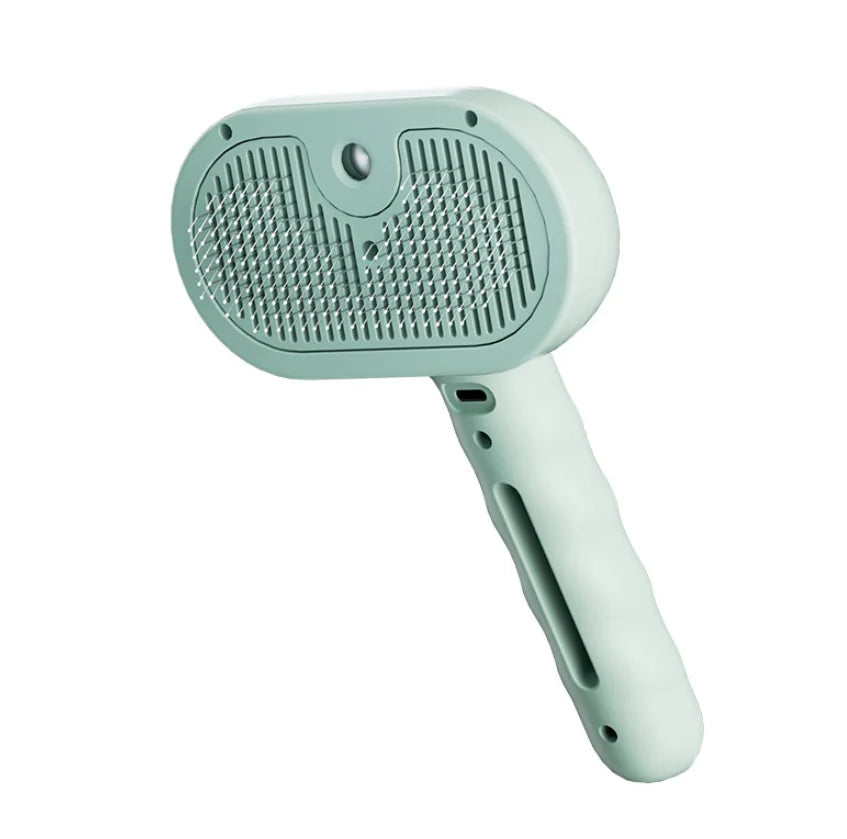 Pet Steam Brush – 2-in-1 Grooming & Hair Removal Tool