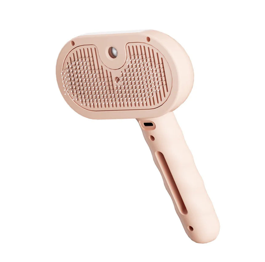 Pet Steam Brush – 2-in-1 Grooming & Hair Removal Tool