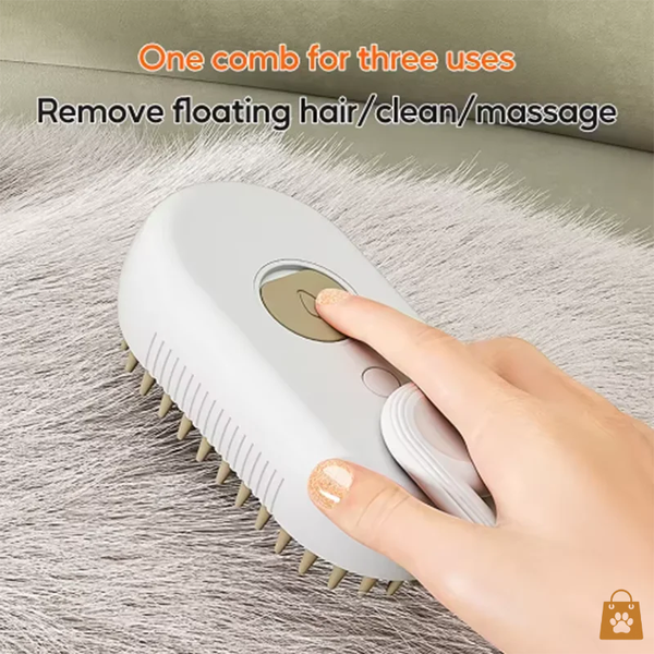 Pet Care Brush – 3-in-1 Grooming, Cleaning & Massage Tool