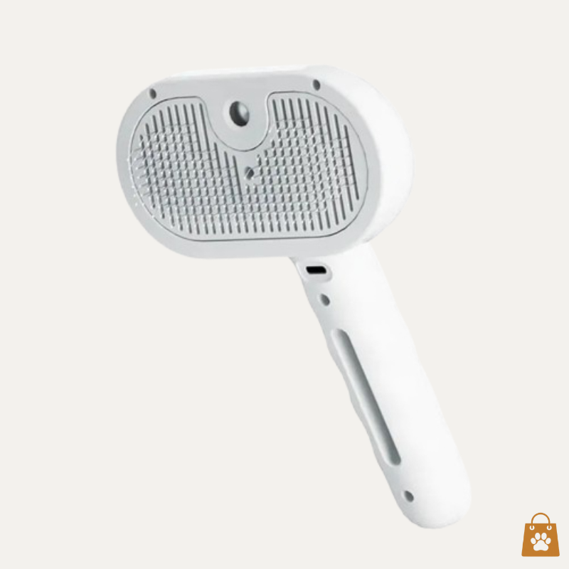 Pet Steam Brush – 2-in-1 Grooming & Hair Removal Tool