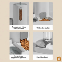 PetFlow Duo — Automatic Food & Water Station (2-in-1 For Cats & Dogs)