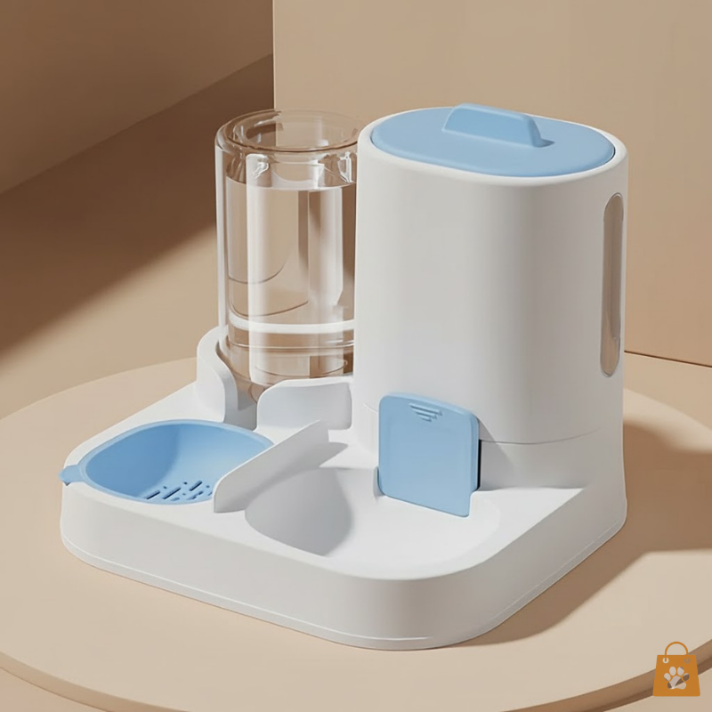 PetFlow Duo — Automatic Food & Water Station (2-in-1 For Cats & Dogs)