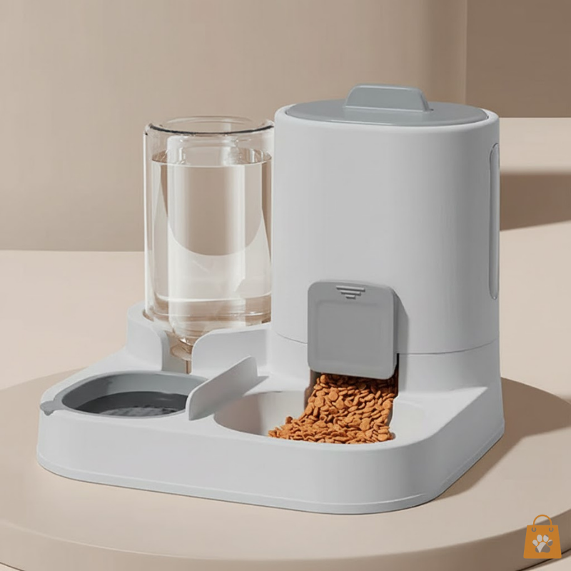 PetFlow Duo — Automatic Food & Water Station (2-in-1 For Cats & Dogs)