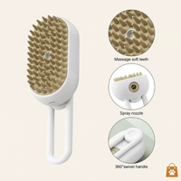 Pet Care Brush – 3-in-1 Grooming, Cleaning & Massage Tool
