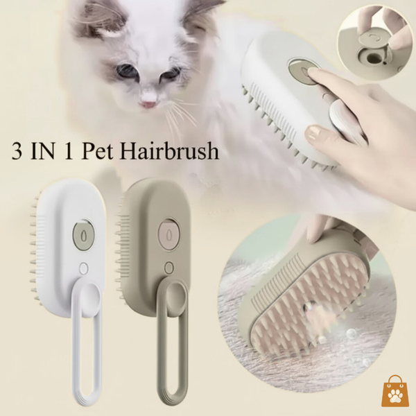 Pet Care Brush – 3-in-1 Grooming, Cleaning & Massage Tool